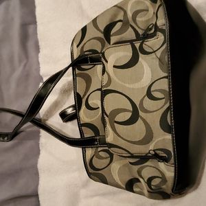 Black and grey shoulder bag, like new